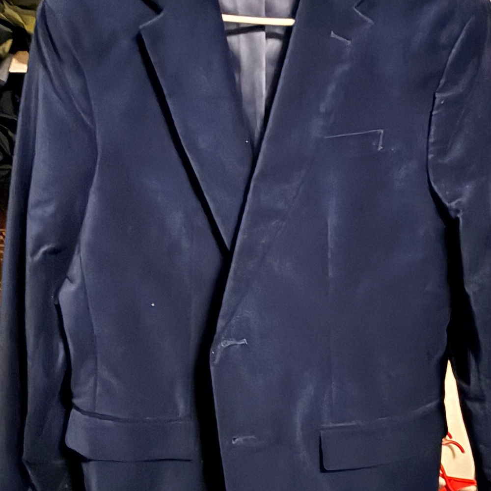 Banana Republic Deep Blue Velour  Men's Blazer great condition very comfortable